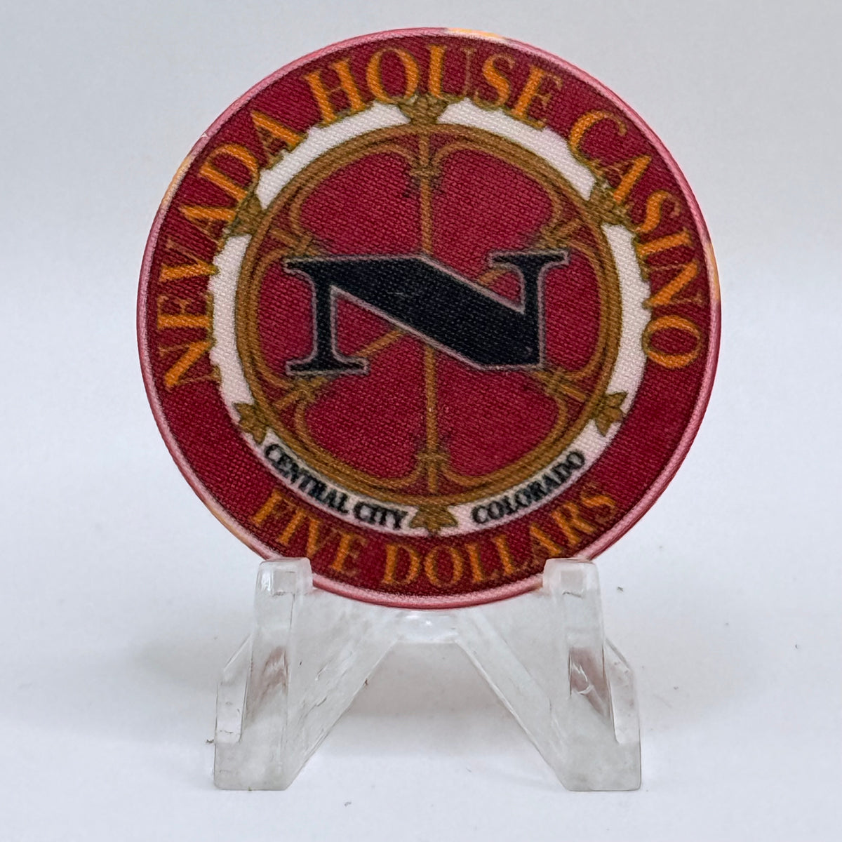 Nevada House Central City Colorado 1992 $5 Casino Chip