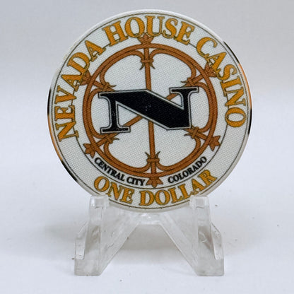 Nevada House Central City Colorado 1992 Series 1 $1 Casino Chip