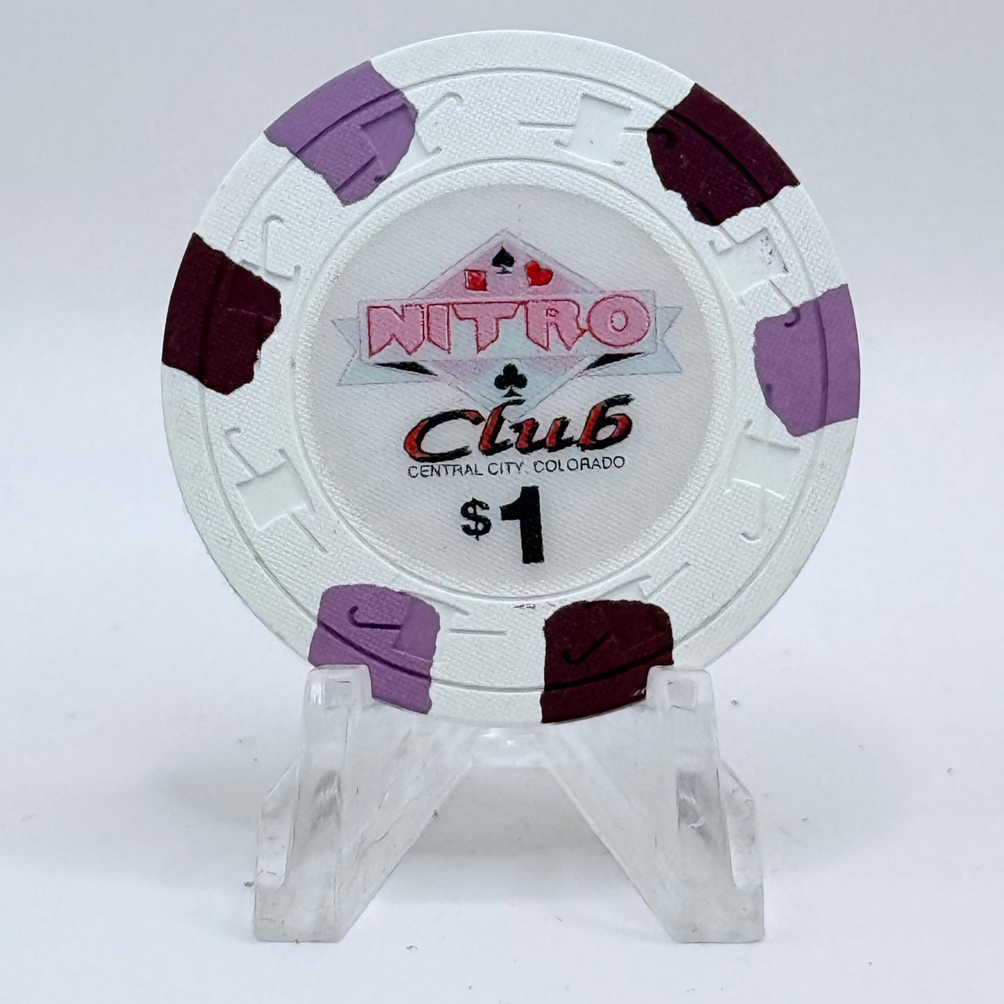 Nitro Club Central City Colorado 1991 $1 Casino Chip