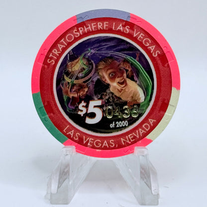 Stratosphere Las Vegas Nevada 2005 'Insanity' LE $5 Casino Chip E4458