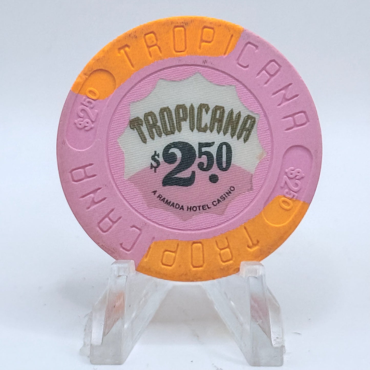 Tropicana Atlantic City New Jersey $2.50 Casino Chip