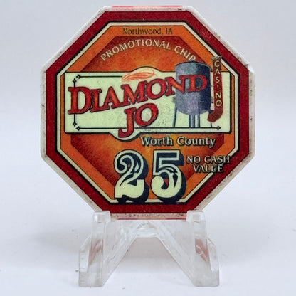 Diamond Jo Casino Worth Northwood Iowa $25 NCV Casino Chip