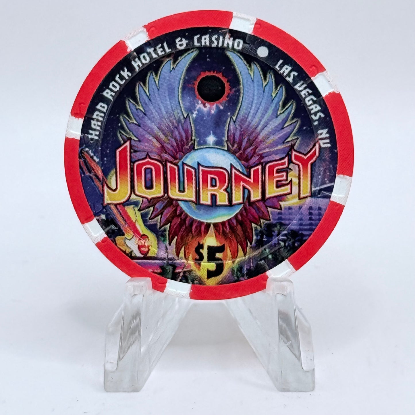 Hard Rock - Las Vegas Las Vegas Nevada 2015 'Journey' LE $5 Casino Chip D1885