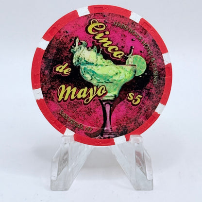 Hard Rock - Las Vegas Las Vegas Nevada 2012 'Cinco De Mayo' LE $5 Casino Chip D0669