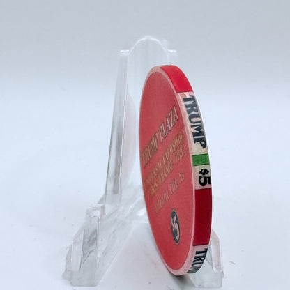 Trump Plaza Atlantic City New Jersey 'Universal Exposition Paris, France' LE $5 Casino Chip