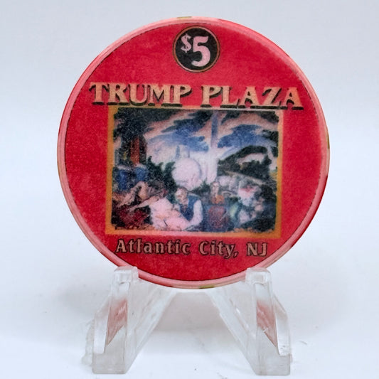 Trump Plaza Atlantic City New Jersey 'New York World's Fair' LE $5 Casino Chip