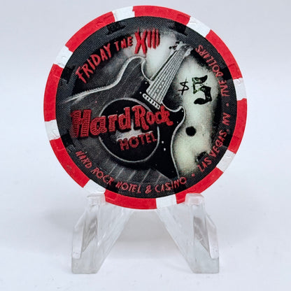 Hard Rock - Las Vegas Las Vegas Nevada 2011 'Friday The 13th May' LE $5 Casino Chip D0133