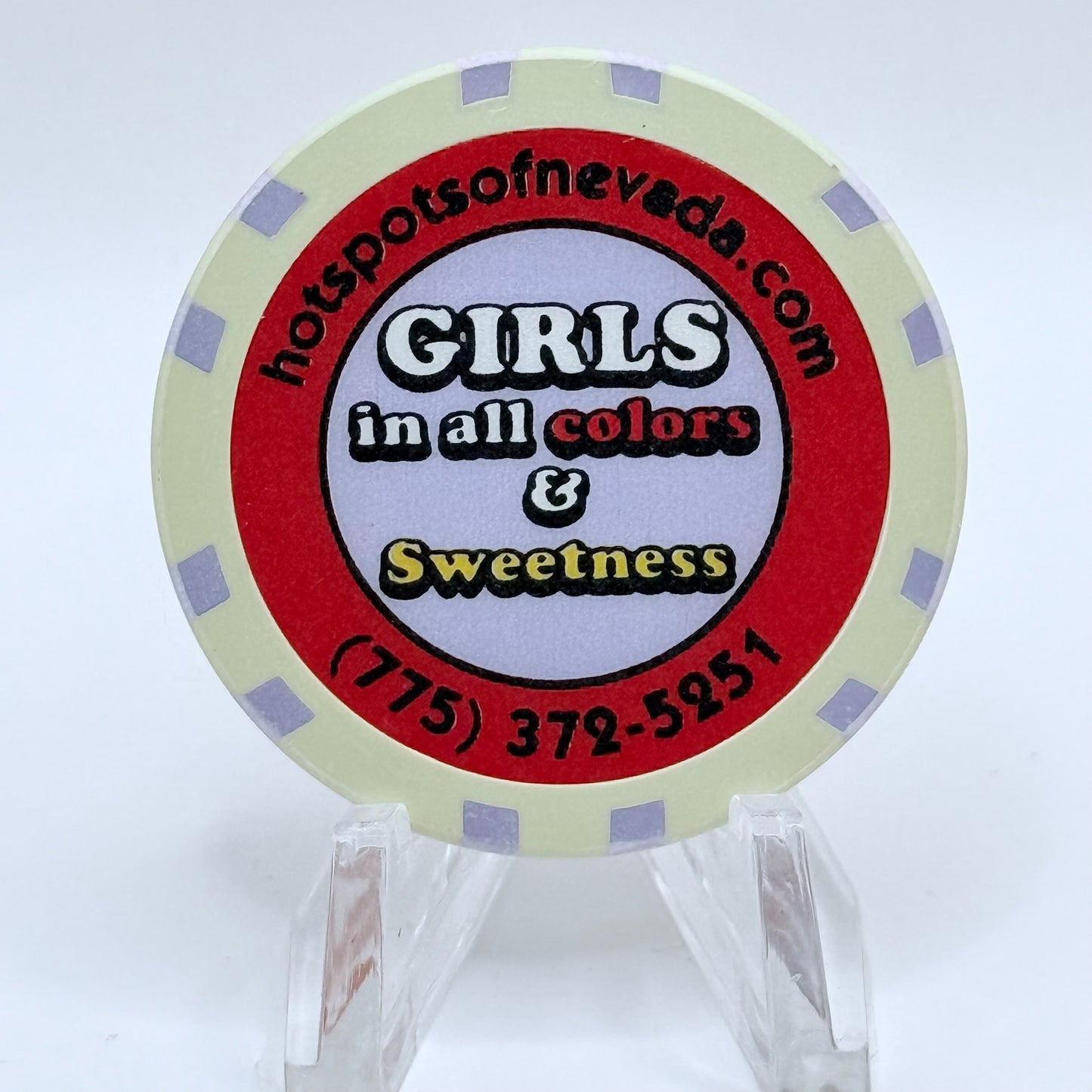 Mabel's Whore House Crystal Nevada Advertising Chips