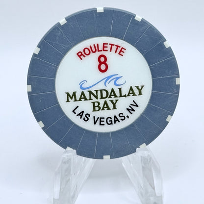 Mandalay Bay Las Vegas Nevada 1999 Series 108 Roulette Navy Blue Casino Chip V2951