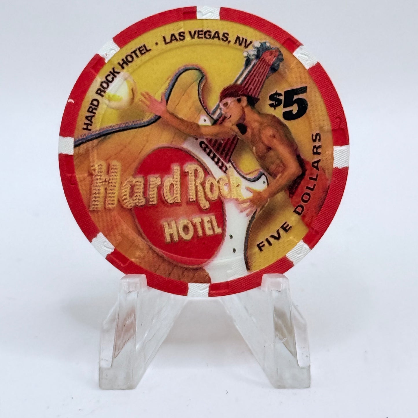 Hard Rock - Las Vegas Las Vegas Nevada 2003 'AVP Shootout' LE $5 Casino Chip E0751