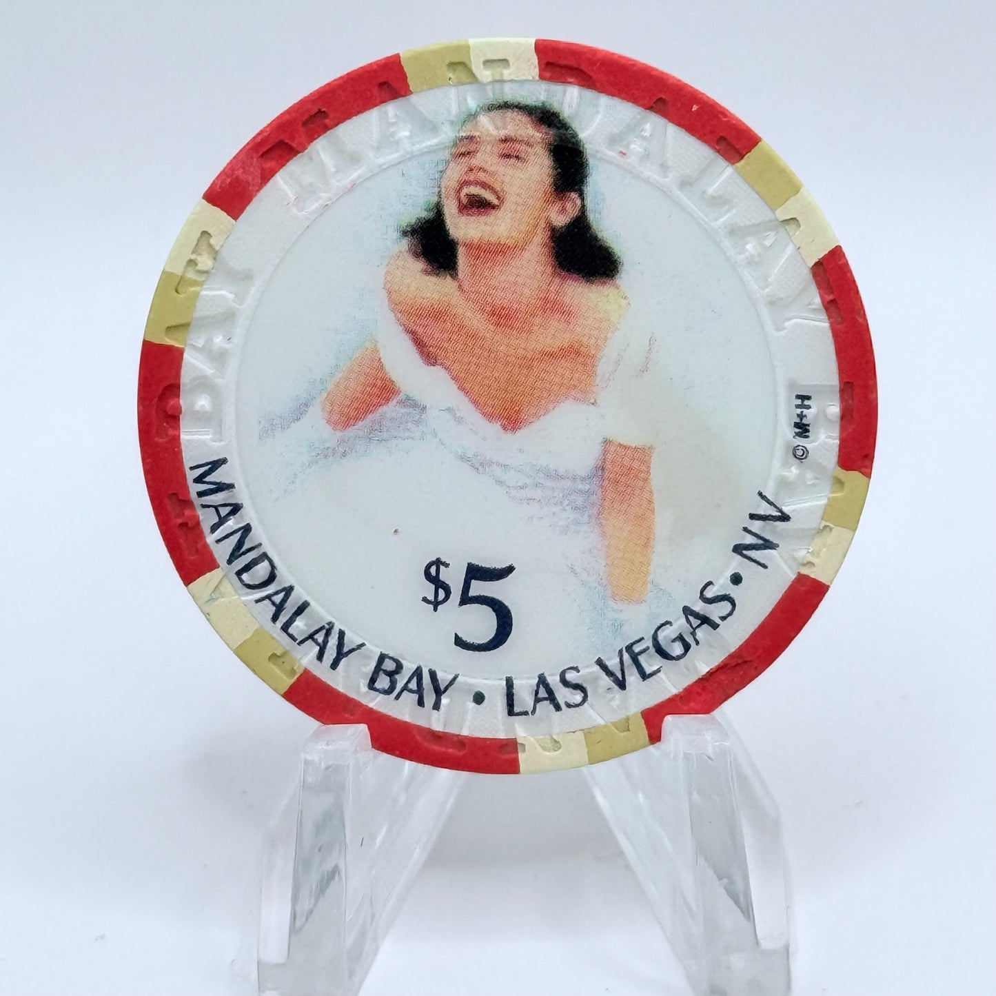 Mandalay Bay Las Vegas Nevada 2003 'Mama Mia' LE $5 Casino Chip E1375