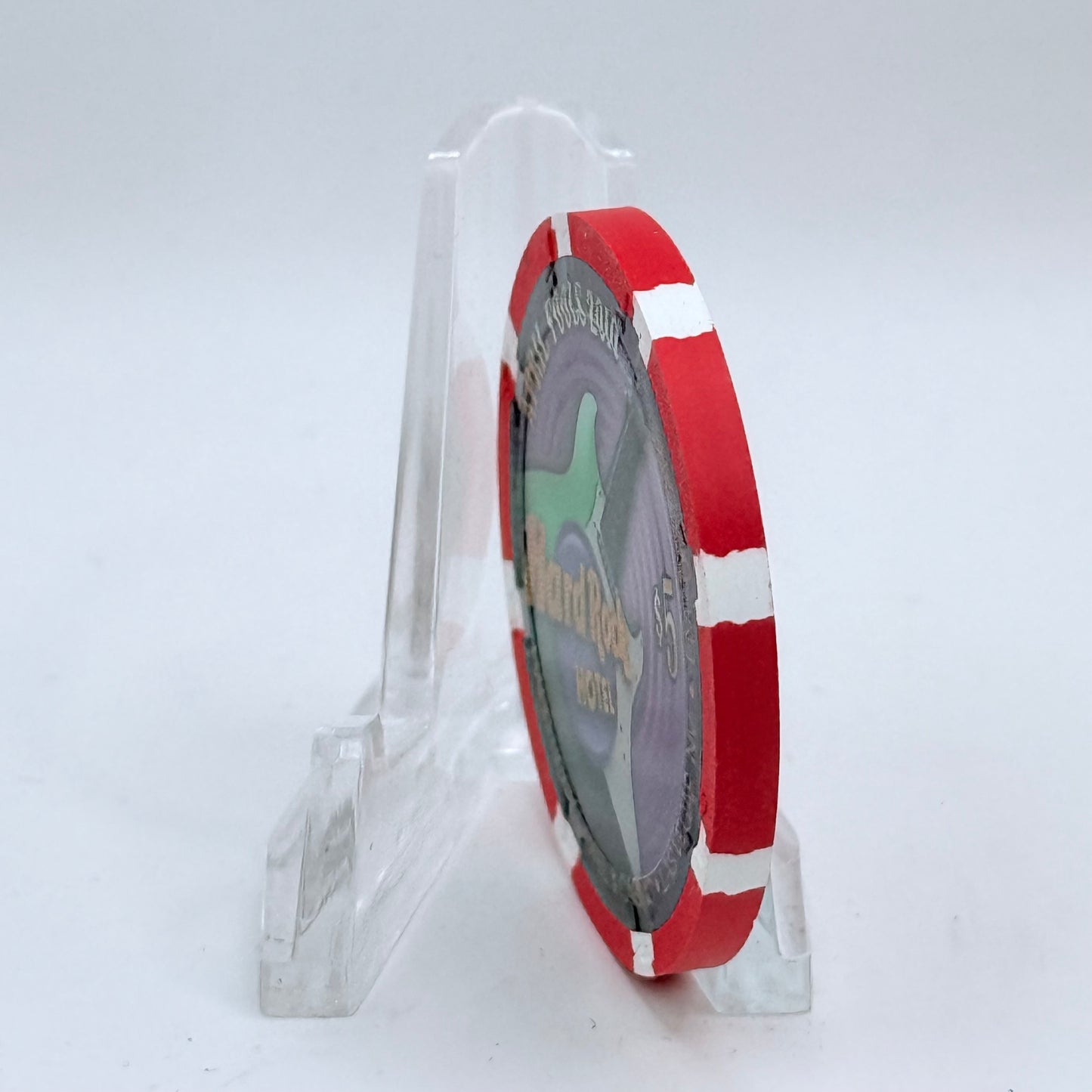 Hard Rock - Las Vegas Las Vegas Nevada 2010 'April Fools Day' LE $5 Casino Chip E9483