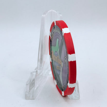 Hard Rock - Las Vegas Las Vegas Nevada 2010 'April Fools Day' LE $5 Casino Chip E9483