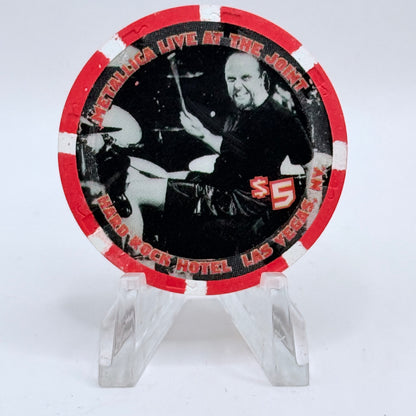Hard Rock - Las Vegas Las Vegas Nevada 2003 'Metallica (Drummer)' LE $5 Casino Chip E0768