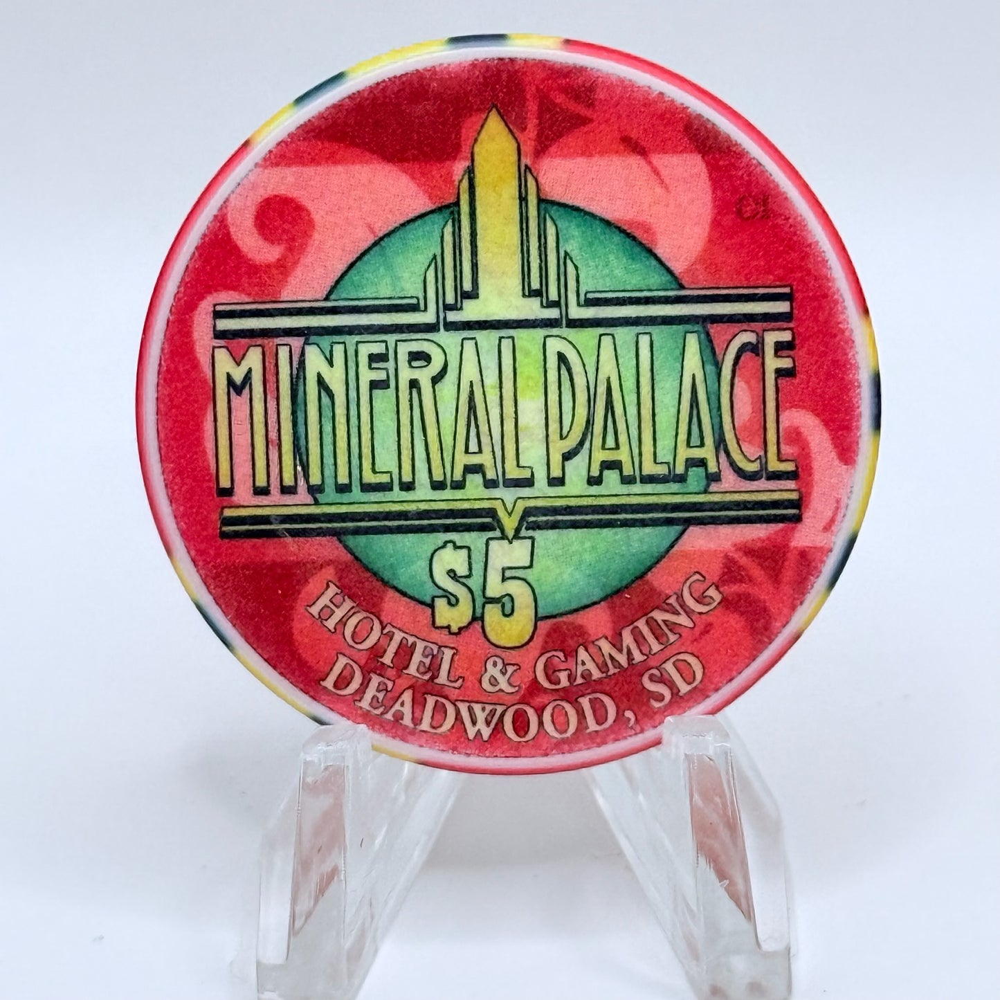 Mineral Palace Deadwood South Dakota $5 Casino Chip