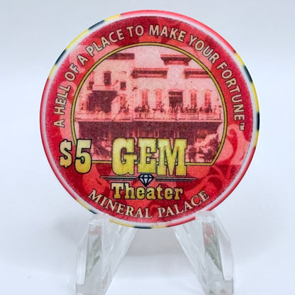 Mineral Palace Deadwood South Dakota $5 Casino Chip