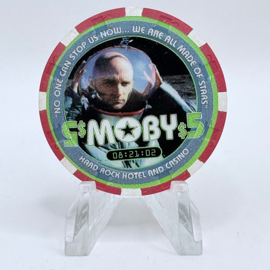 Hard Rock - Las Vegas Las Vegas Nevada 2002 'Moby' LE $5 Casino Chip E0770