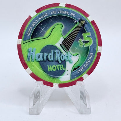 Hard Rock - Las Vegas Las Vegas Nevada 2002 'Moby' LE $5 Casino Chip E0770