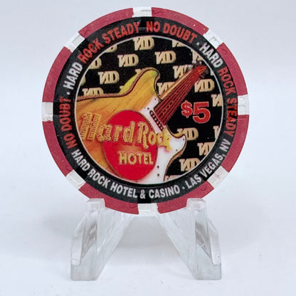 Hard Rock - Las Vegas Las Vegas Nevada 2002 'No Doubt' LE $5 Casino Chip V8684