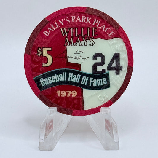 Bally's (Park Place) (Wild Wild West) Atlantic City New Jersey 'Hall Of Fame' LE $5 Casino Chip