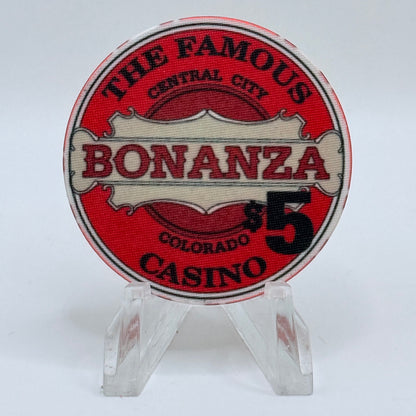 The Famous Bonanza Casino Central City Colorado 1992 LE $5 Casino Chip