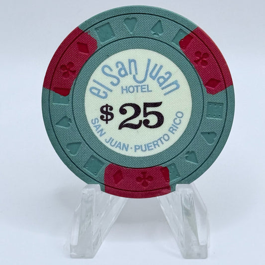 El San Juan Carolina Puerto Rico Series 4 $25 Casino Chip