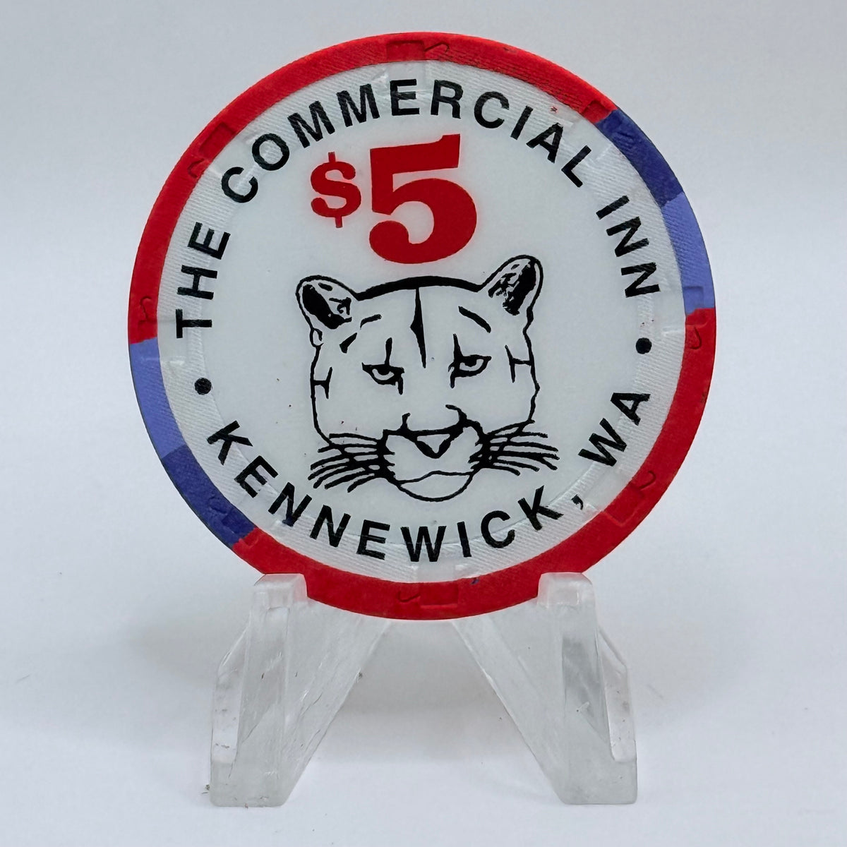 Commercial Inn Kennewick Washington $5 Casino Chip