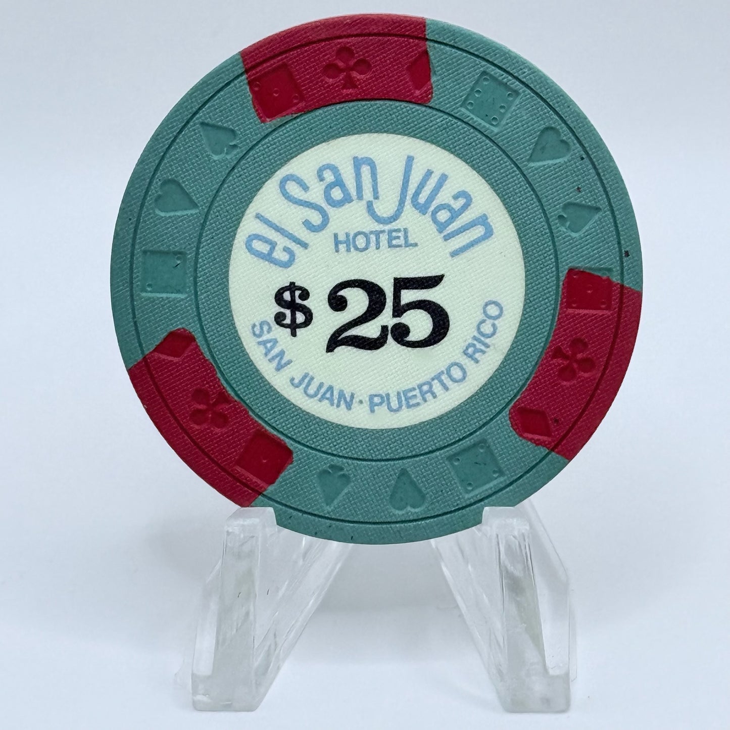 El San Juan Carolina Puerto Rico Series 4 $25 Casino Chip