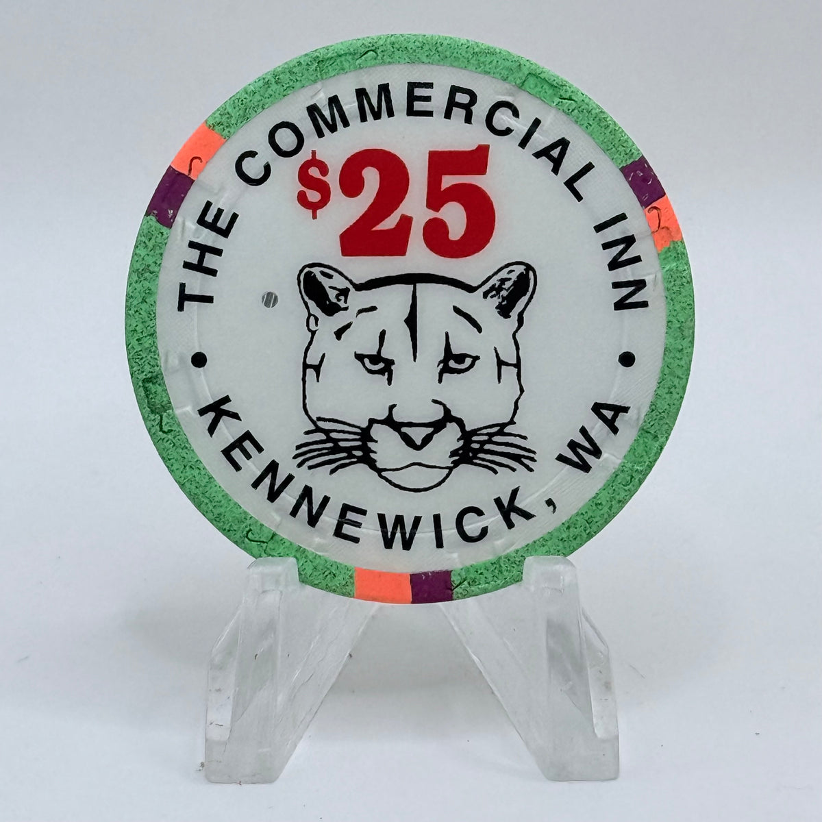 Commercial Inn Kennewick Washington $25 Casino Chip
