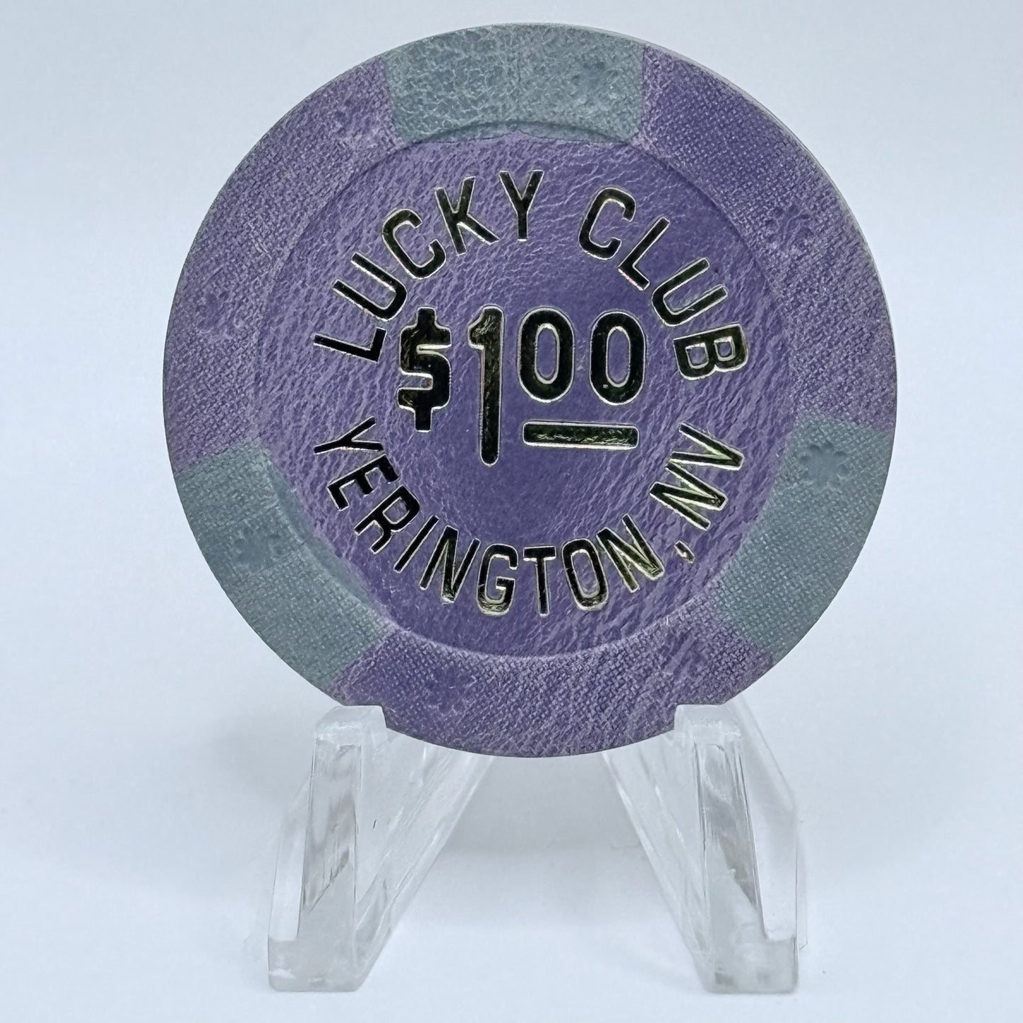 Dini's Lucky Club Yerington Nevada 2009 $1 Casino Chip E9147