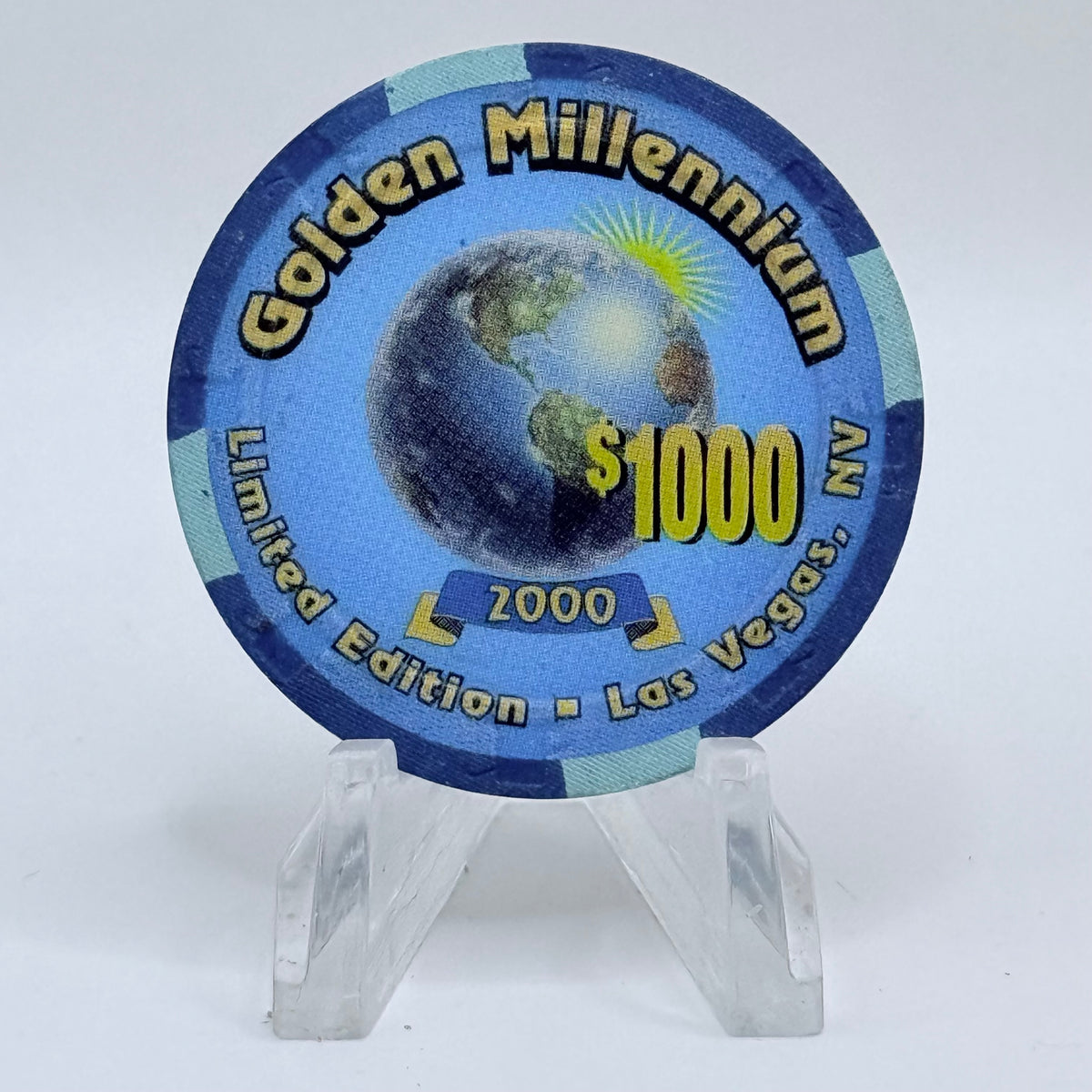 Golden Millennium Las Vegas Nevada 2000 $1000 Casino Chip