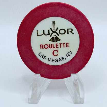 Luxor Las Vegas Nevada 1993 Series 103 Roulette Red Casino Chip V1050