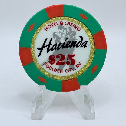 Hacienda Hotel & Casino Boulder City Nevada 1999 $25 Casino Chip V4415