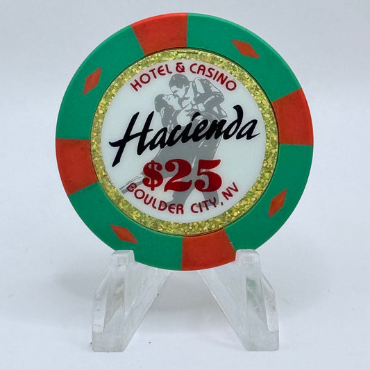 Hacienda Hotel & Casino Boulder City Nevada 1999 $25 Casino Chip V4415
