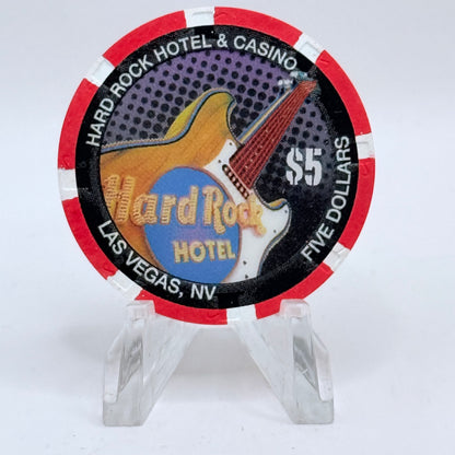Hard Rock - Las Vegas Las Vegas Nevada 2008 'Labor Day' LE $5 Casino Chip E7444