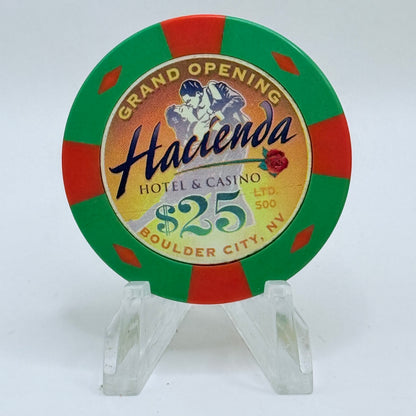 Hacienda Hotel & Casino Boulder City Nevada 1999 'Grand Opening' LE $25 Casino Chip V4416