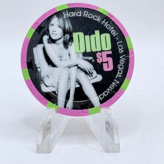 Hard Rock - Las Vegas Las Vegas Nevada 2004 'Dido' LE $5 Casino Chip E3343