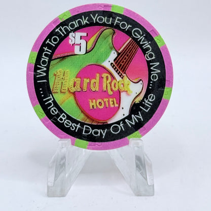Hard Rock - Las Vegas Las Vegas Nevada 2004 'Dido' LE $5 Casino Chip E3343