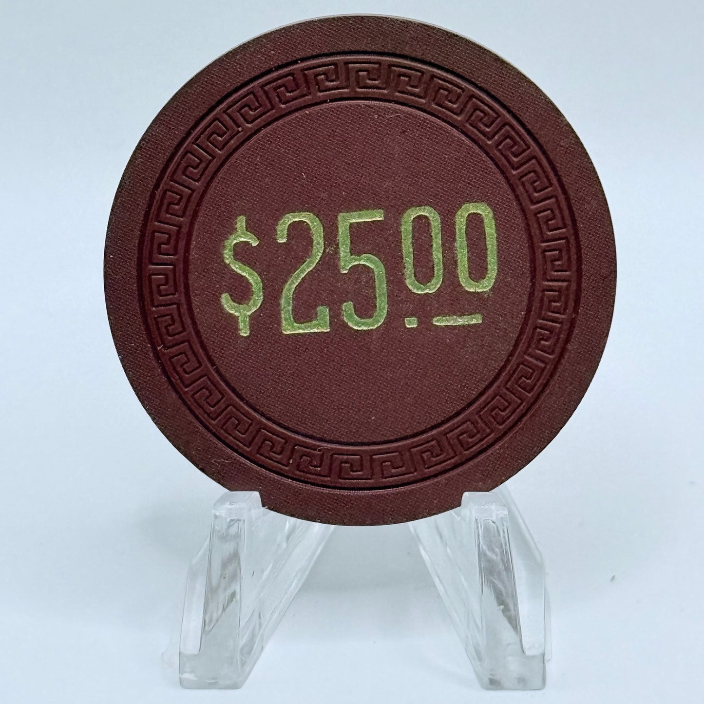 Lyon Hotel Yerington Nevada 1950 $25 Casino Chip D0415