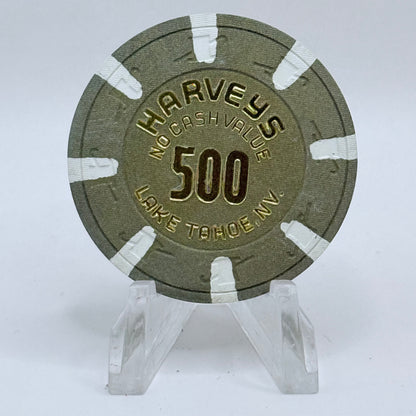 Harvey's (Wagon Wheel) Lake Tahoe Nevada 1980 $500 NCV Casino Chip V2759