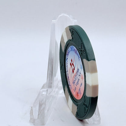 American School of Dealing Las Vegas Nevada 2008 'Grand Opening' $25 NCV Casino Chip D0479