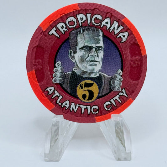 Tropicana Atlantic City New Jersey 1996 'Halloween' LE $5 Casino Chip