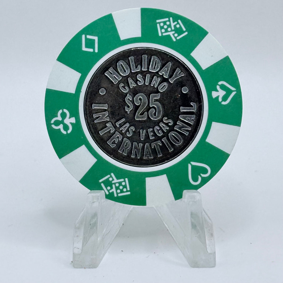 Holiday International Las Vegas Nevada 1990s 'Borland' $25 Casino Chip N6139