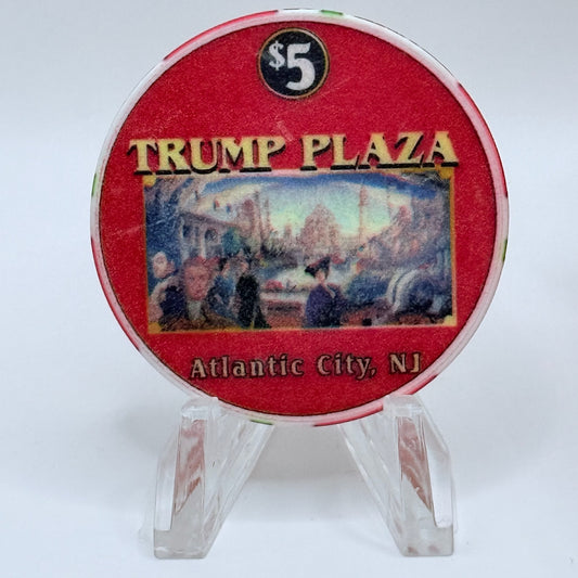 Trump Plaza Atlantic City New Jersey LE $5 Casino Chip