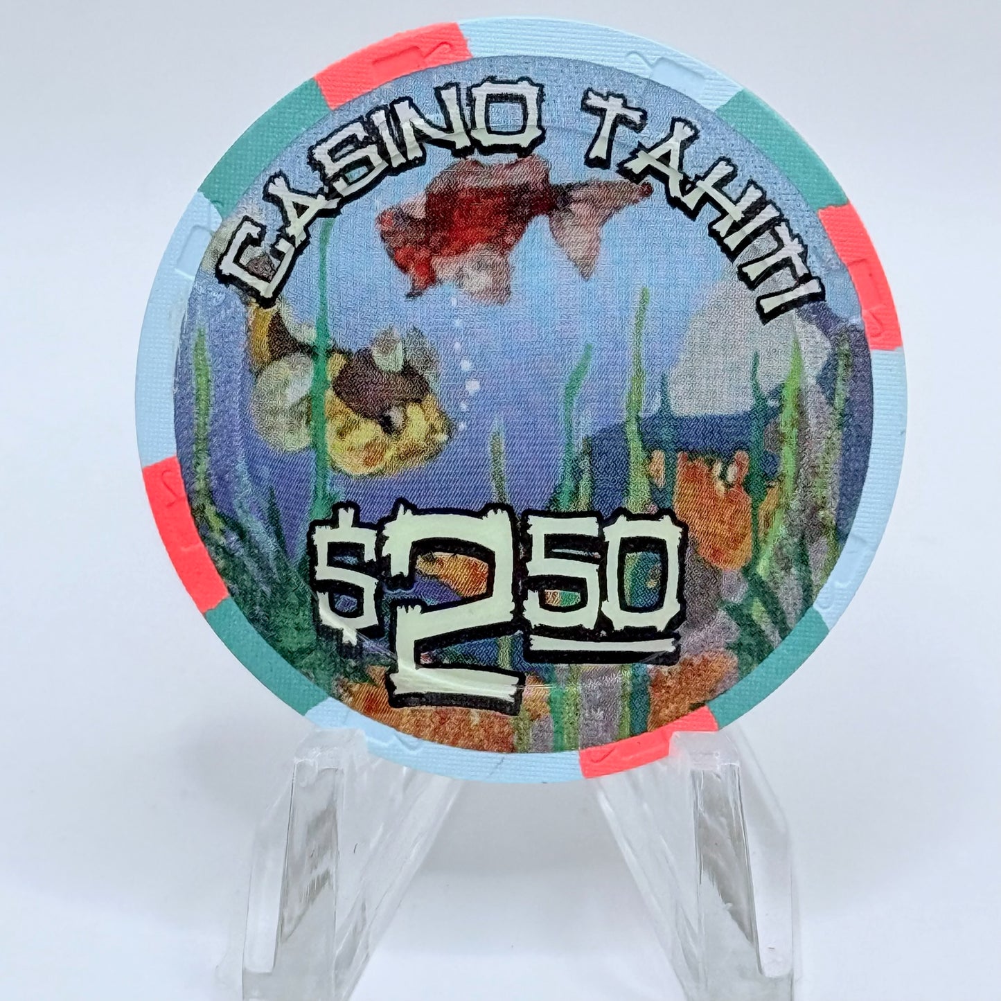 Carnival Conquest 2002 'Casino Tahiti' $2.50 Casino Chip