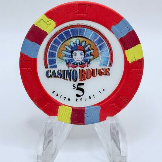 Casino Rouge Baton Rouge Louisiana $5 Casino Chip