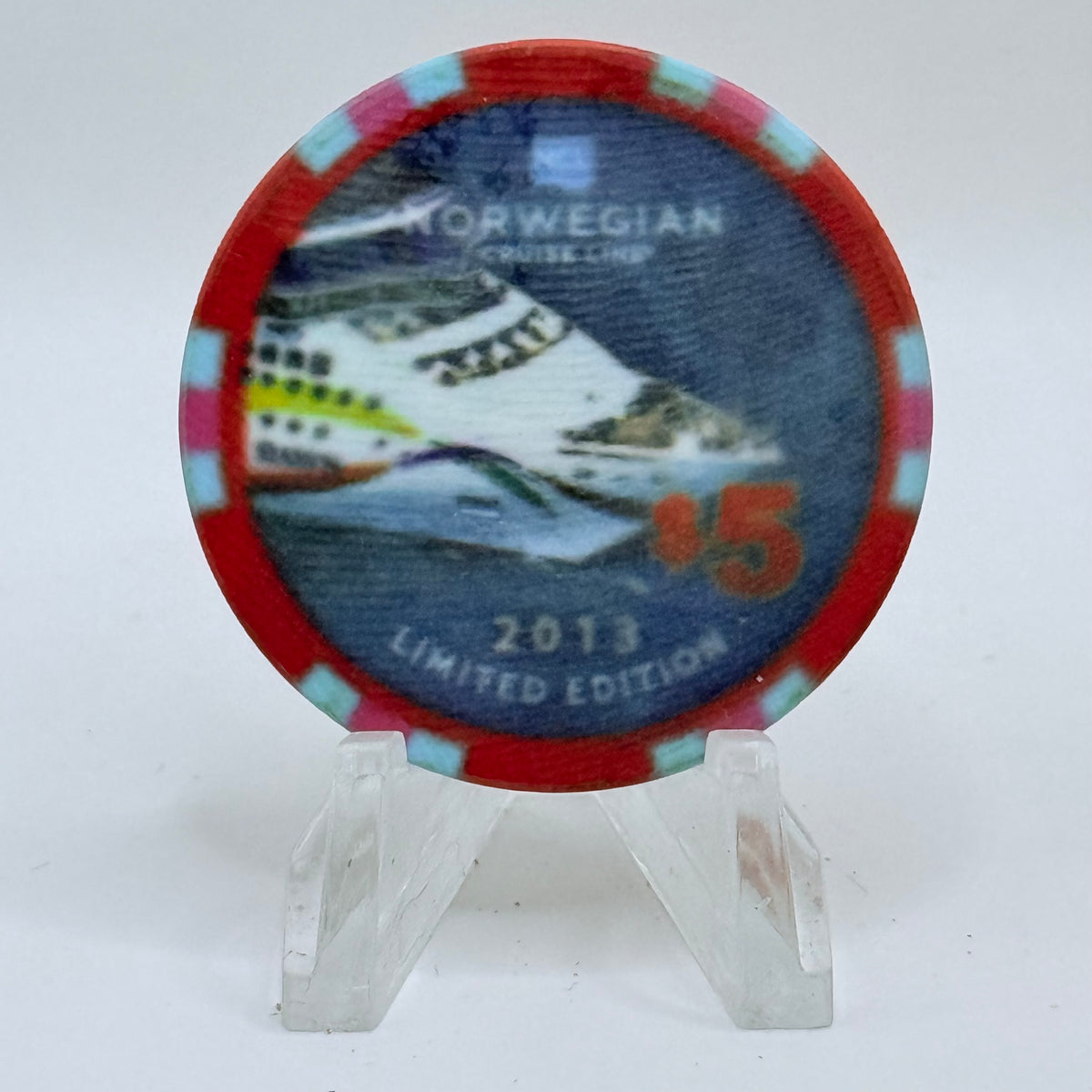 Norwegian Cruise Line Dawn 2012 'Dawn' LE $5 Casino Chip