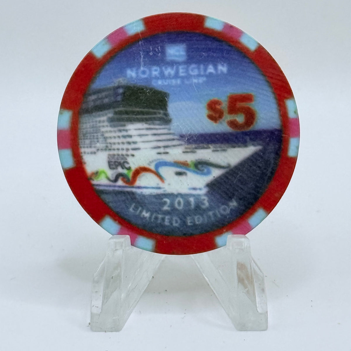 Norwegian Cruise Line Epic 2012 'Epic' LE $5 Casino Chip