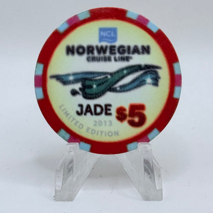 Norwegian Cruise Line Jade 2012 'Jade' LE $5 Casino Chip