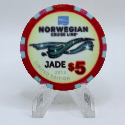 Norwegian Cruise Line Jade 2012 'Jade' LE $5 Casino Chip